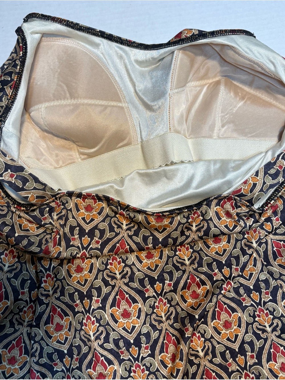 It Figures! tankini swim top dress multi-color geometric ikat bohemian 20w - Picture 8 of 11
